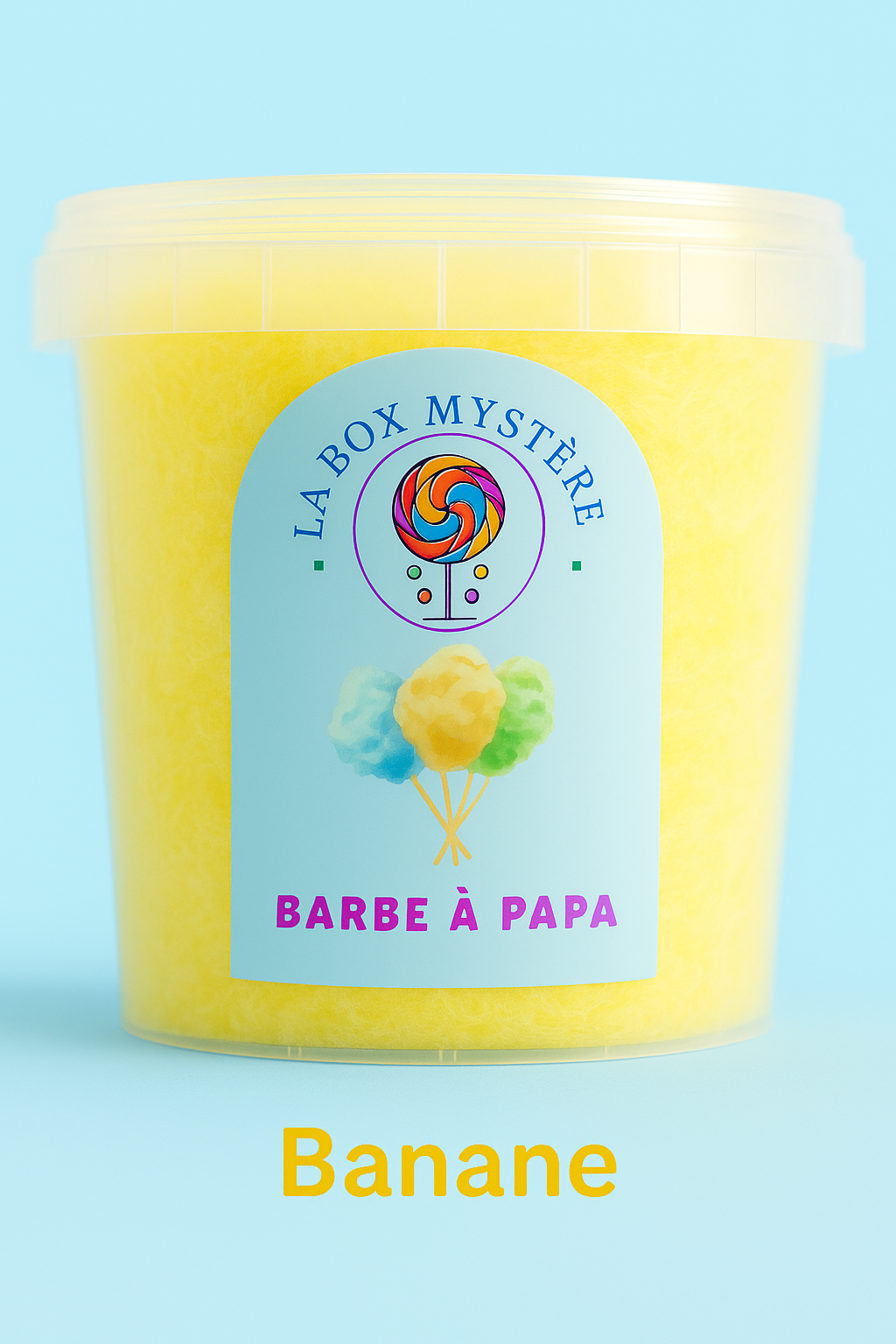 Barbe à Papa - Banane