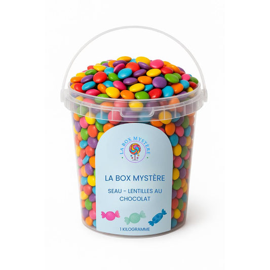 Seau de Lentilles en Chocolat au Lait – 1 kg
