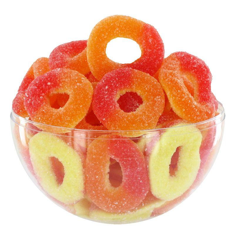 Anneaux Sucrés Goût Pêche