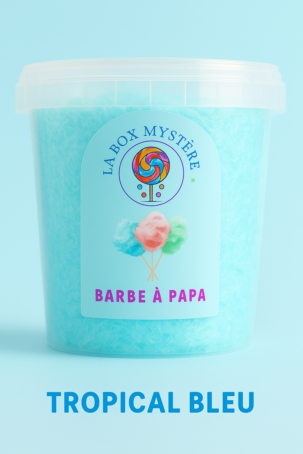 Barbe à Papa - Tropical bleu