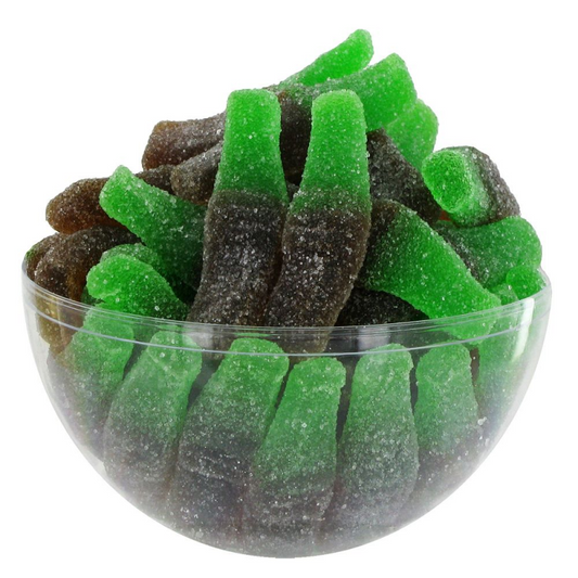 Bouteilles Cola Marron Vert