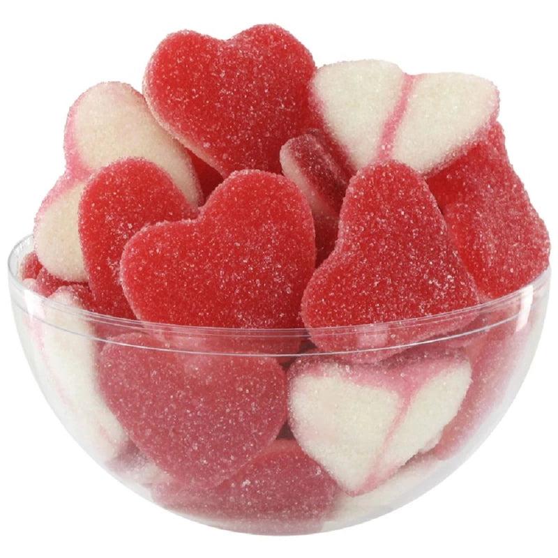Cœur Rouge et Blanc Sucré