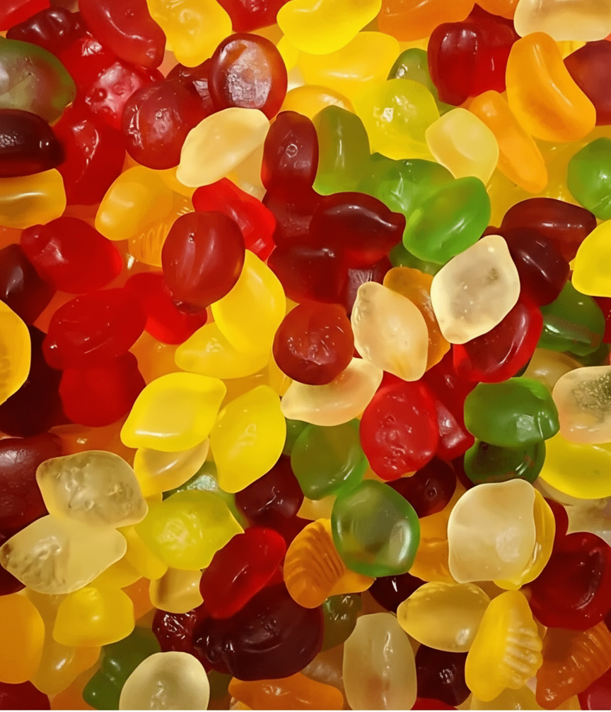 Fruits Gélifiés Lisses Sans Sucre