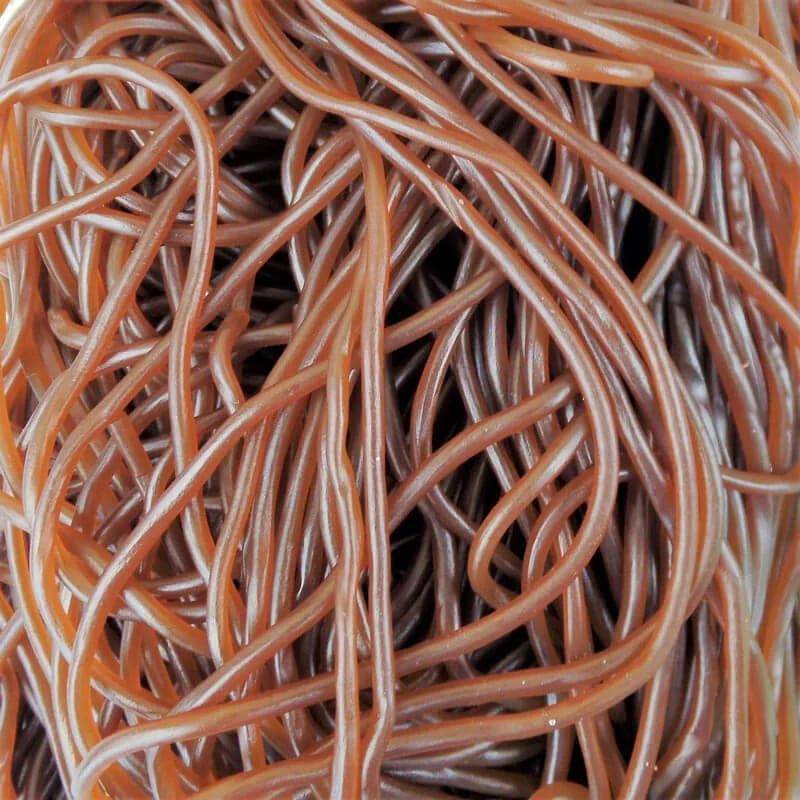 Lassos Lisses Pomme / Fraise / Framboise / Cola - lot de 10