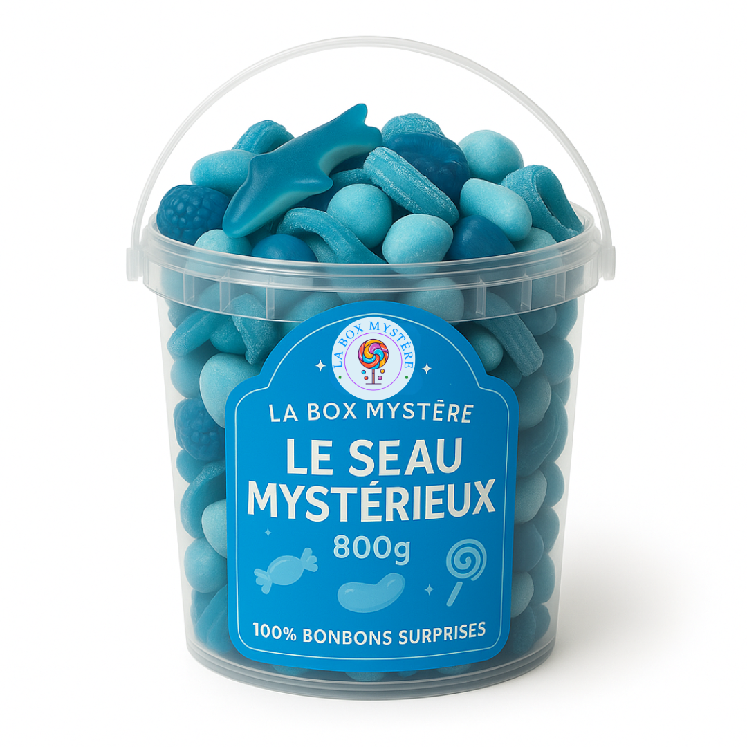 Le Seau Bleu – 800g de Douceurs Mystérieusement Bleues
