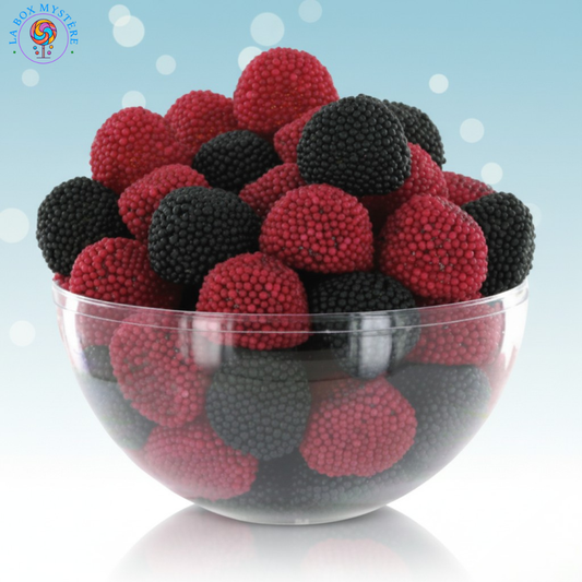 Mûres Perlées Rouges et Noires