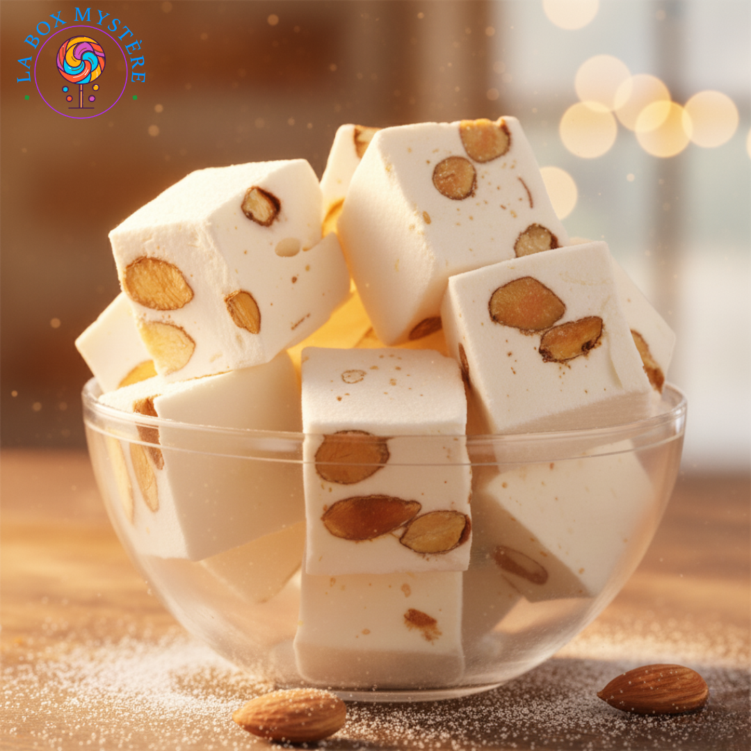 Nougat Gros Cube Blanc