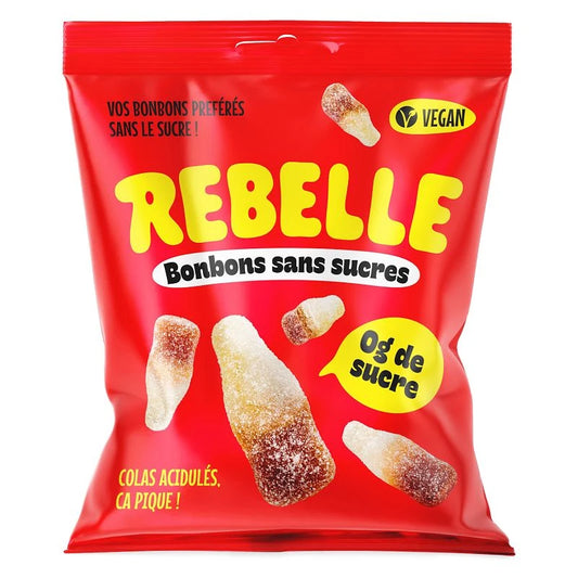 Sachet Bouteilles Cola Acidulées Sans Sucres – 50 g