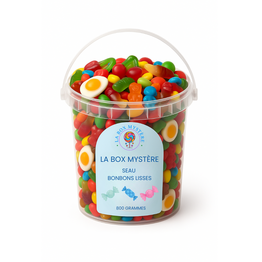 Seau de Bonbons Lisses – 800g