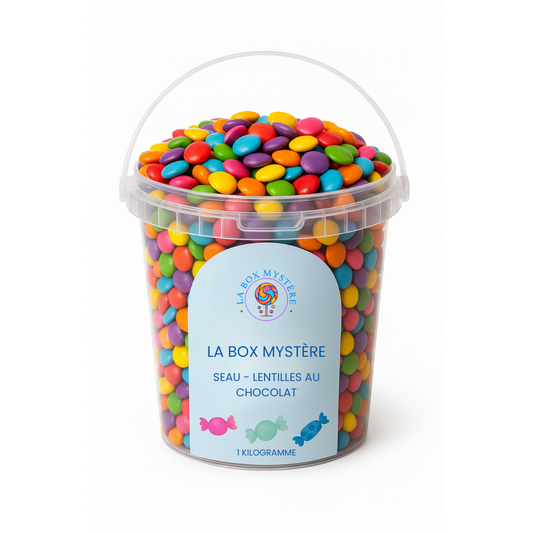 Seau de Lentilles en Chocolat au Lait – 1 kg