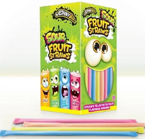 Sour Fruit Straws Mini – Lot de 10