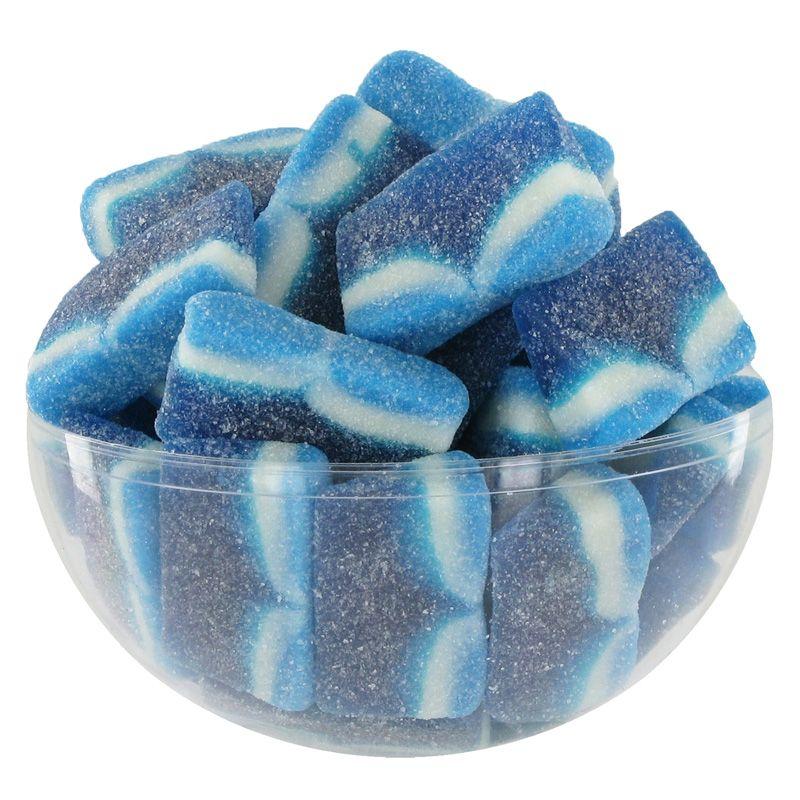 Tranches bleues pastèque framboise