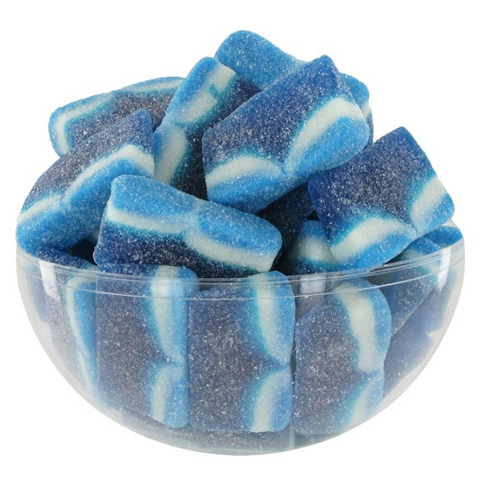 Tranches bleues pastèque framboise