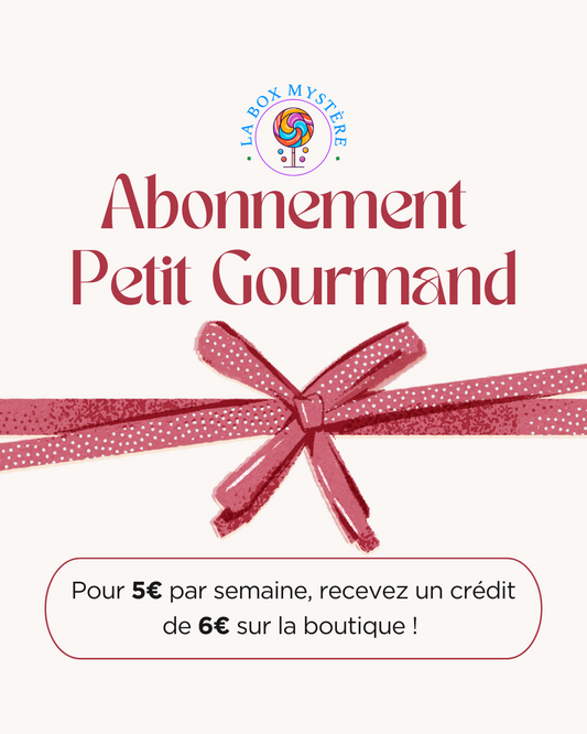 Abonnement "Petit Gourmand" - 5 € / semaine