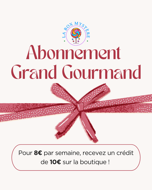 Abonnement "Grand Gourmand" - 8 € / semaine