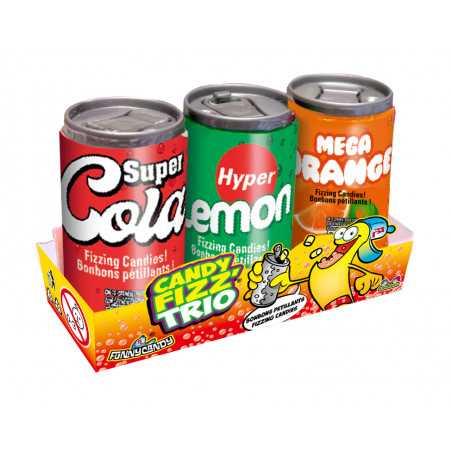 Mini Canettes Candy Fizz Trio - La Box Mystère 